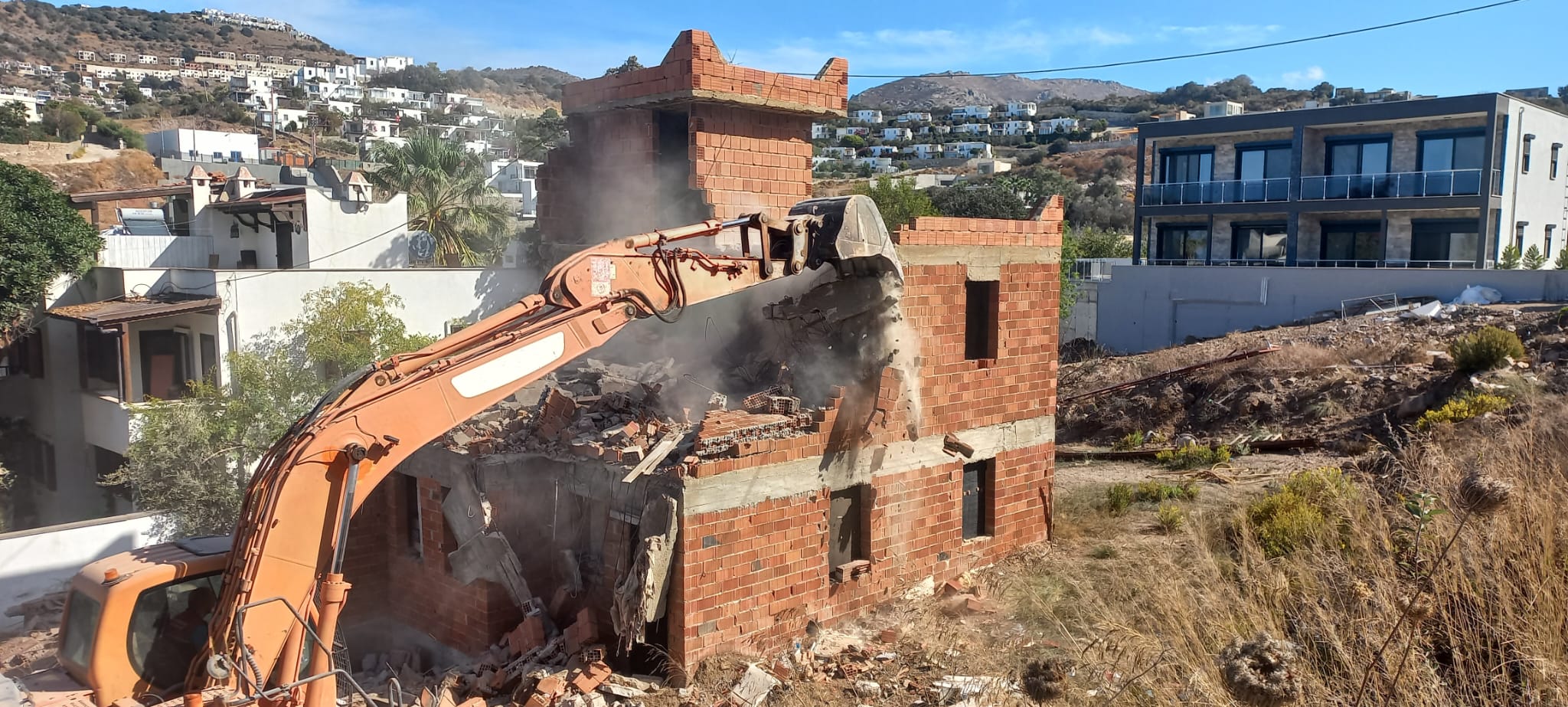 Bodrum Belediyesi kaçak yapılaşma ile mücadeleye devam ediyor