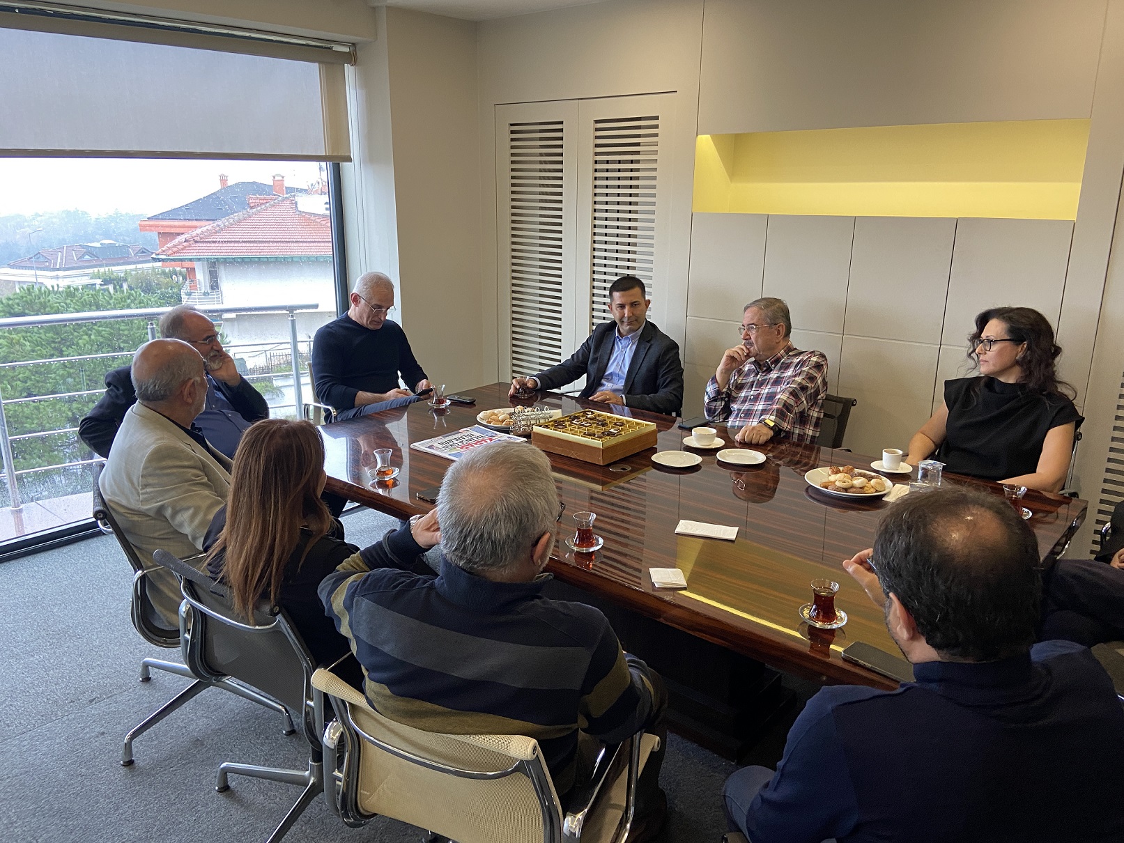 Başkan Ömer Günel ulusal basın temsilcileri ile buluştu