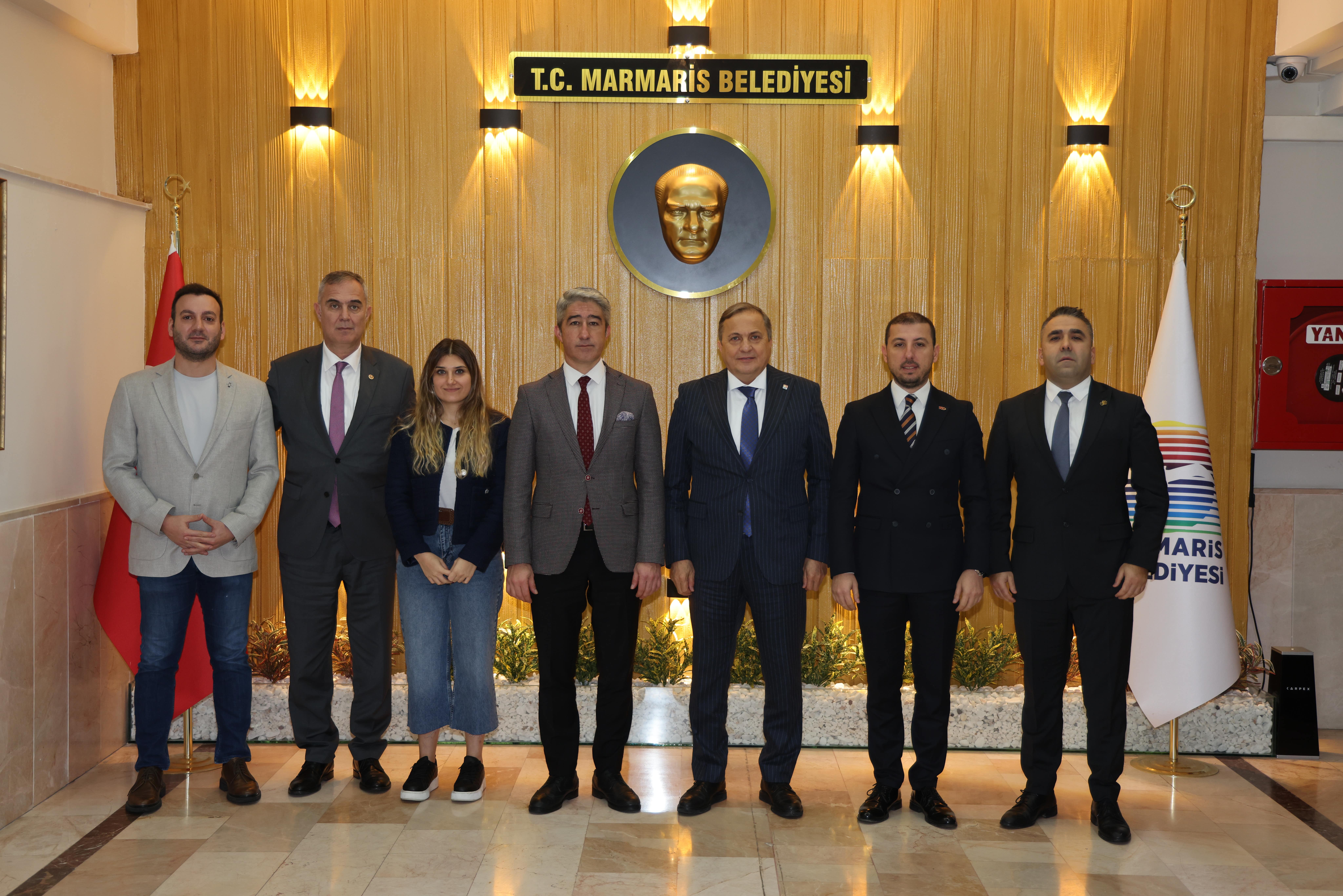 CHP heyeti Marmaris’te