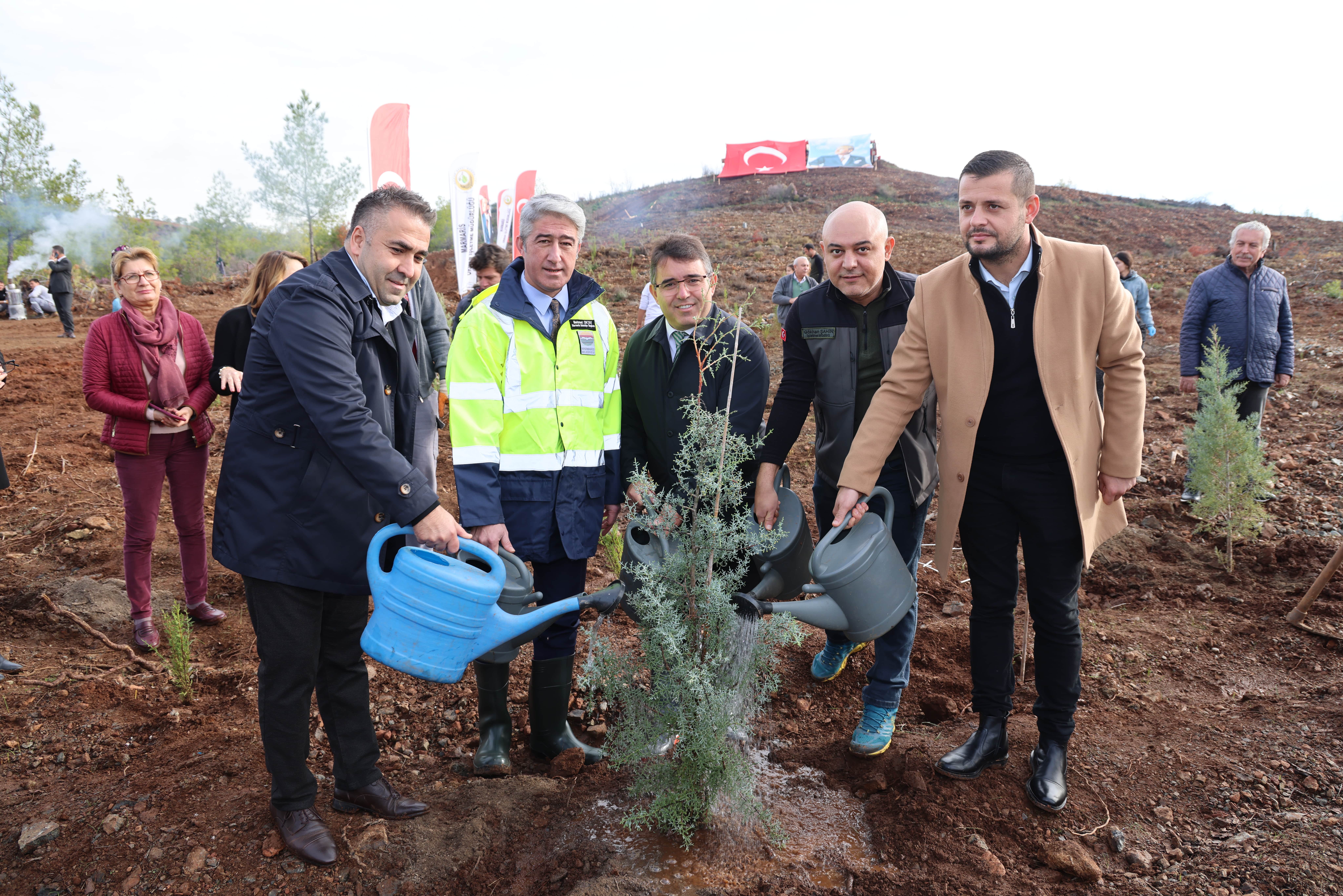 Marmaris’te 2023 fidan toprakla buluştu