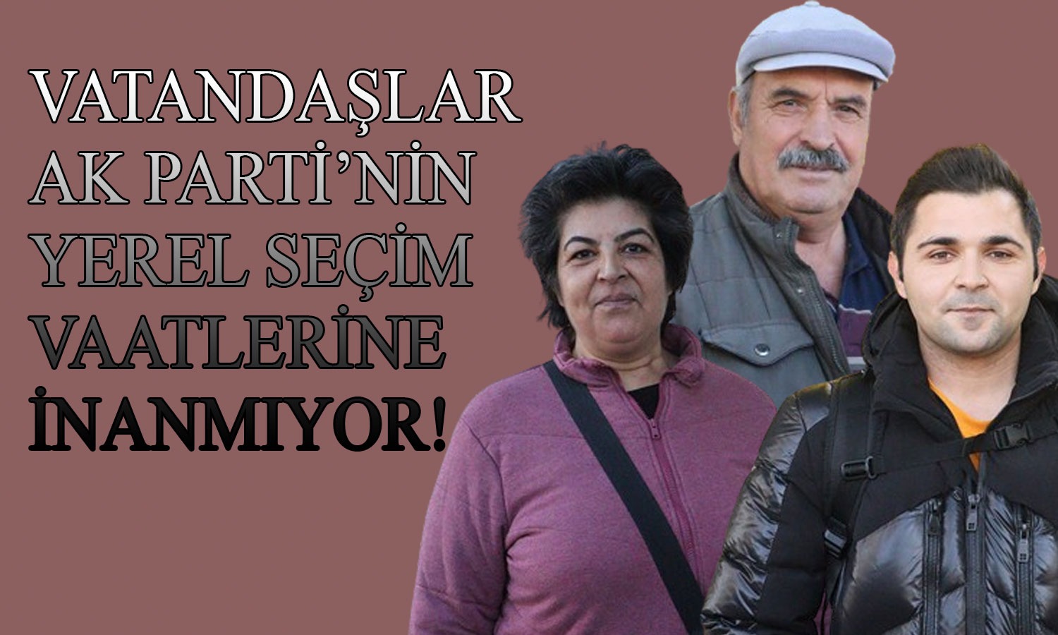 Kuşadası'nda AK Parti Aday adaylarına Vatandaş Tepkili