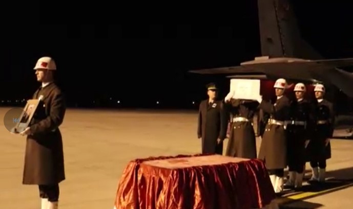 Denizlili şehidin naaşı memleketine getirildi