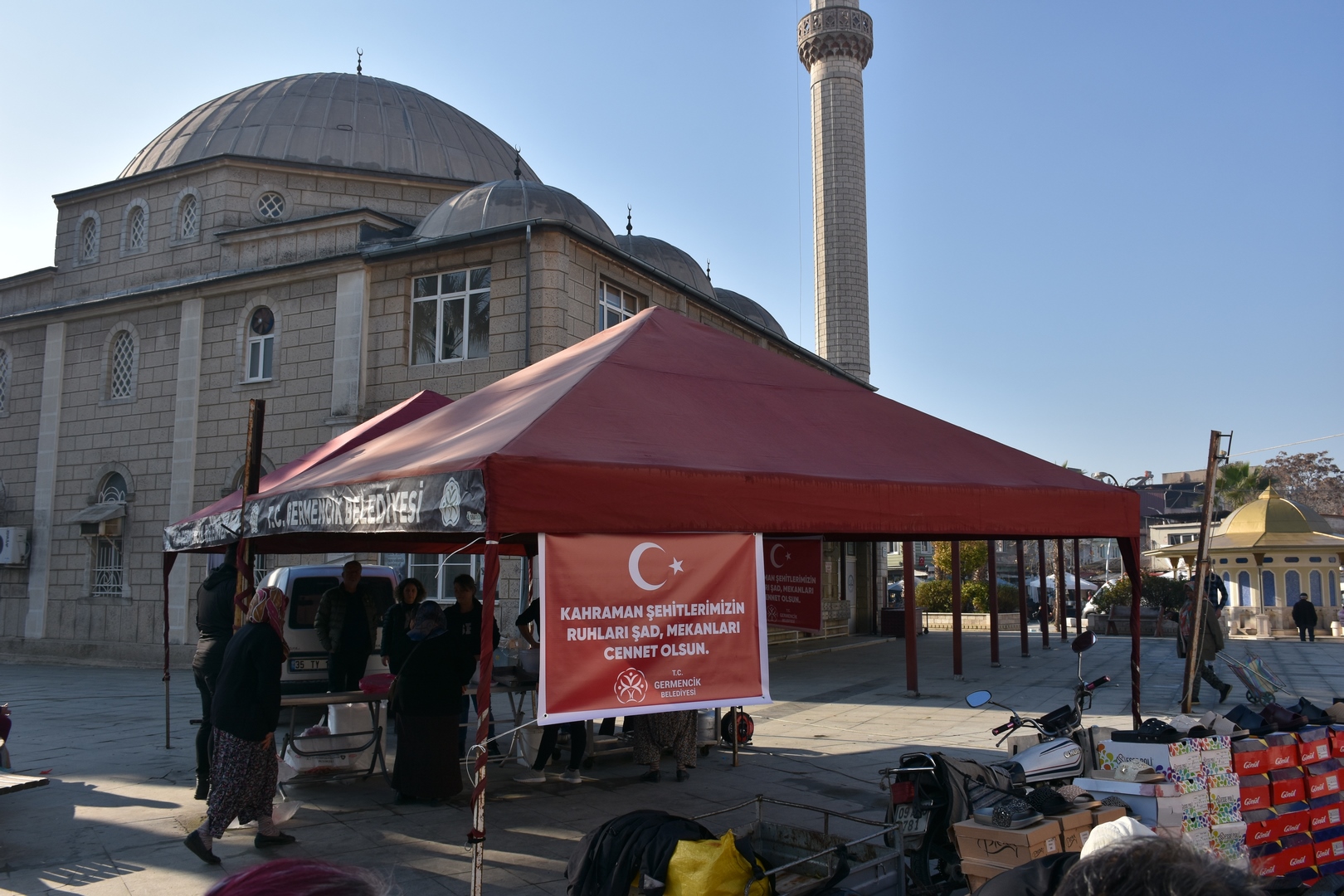 Germencik Belediyesi’nden şehitler için lokma hayrı