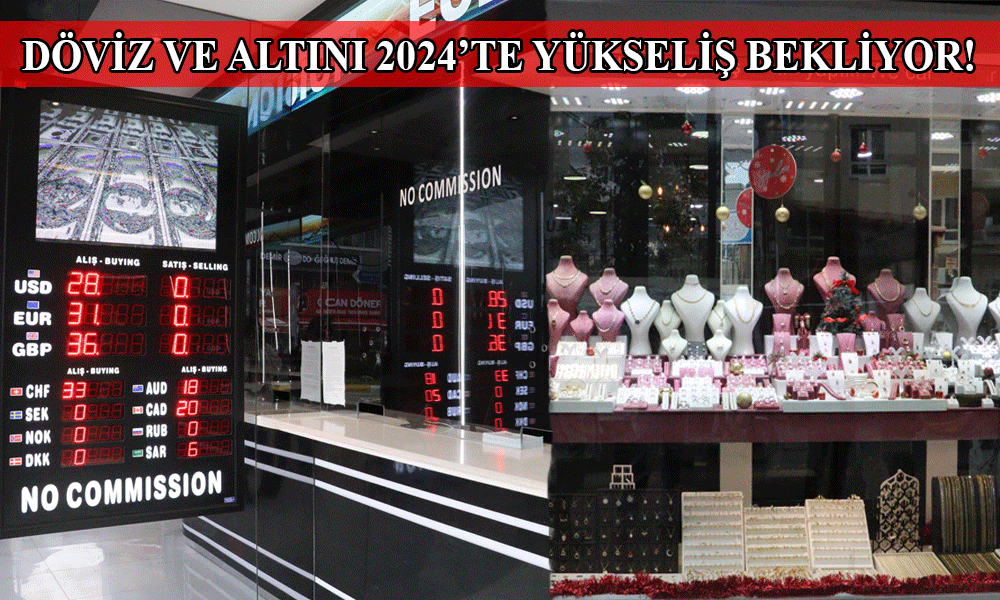 Döviz ve altını 2024’te yükseliş bekliyor!