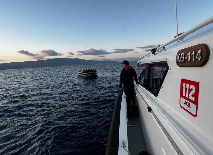 Fethiye’de 35 düzensiz göçmen kurtarıldı