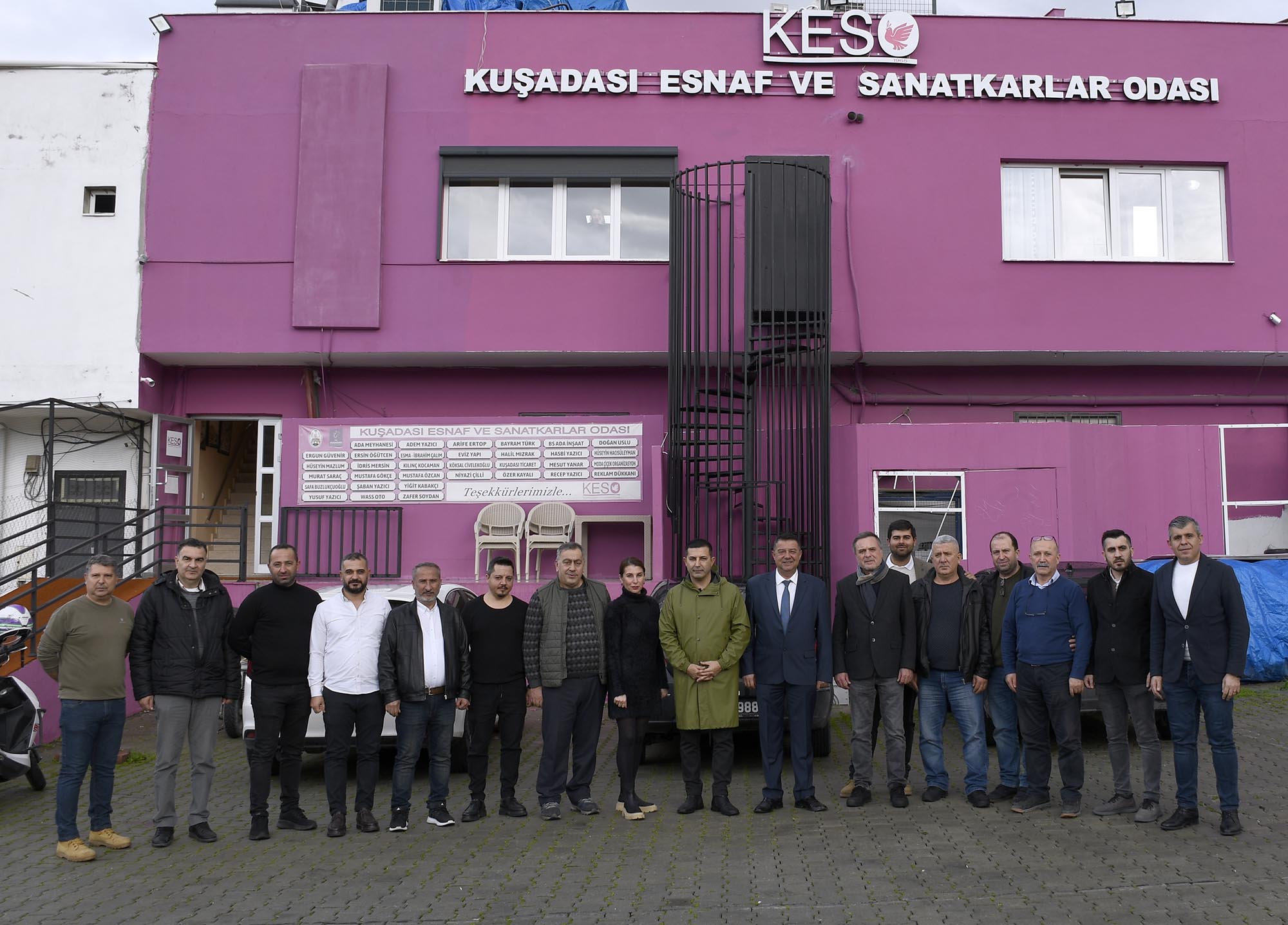 Kuşadası Belediye Başkanı Ömer Günel KESO'yu ziyaret etti