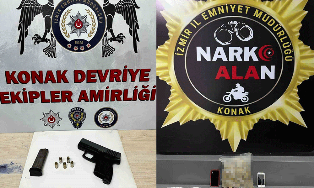 Konak polisinden zehir tacirlerine baskın