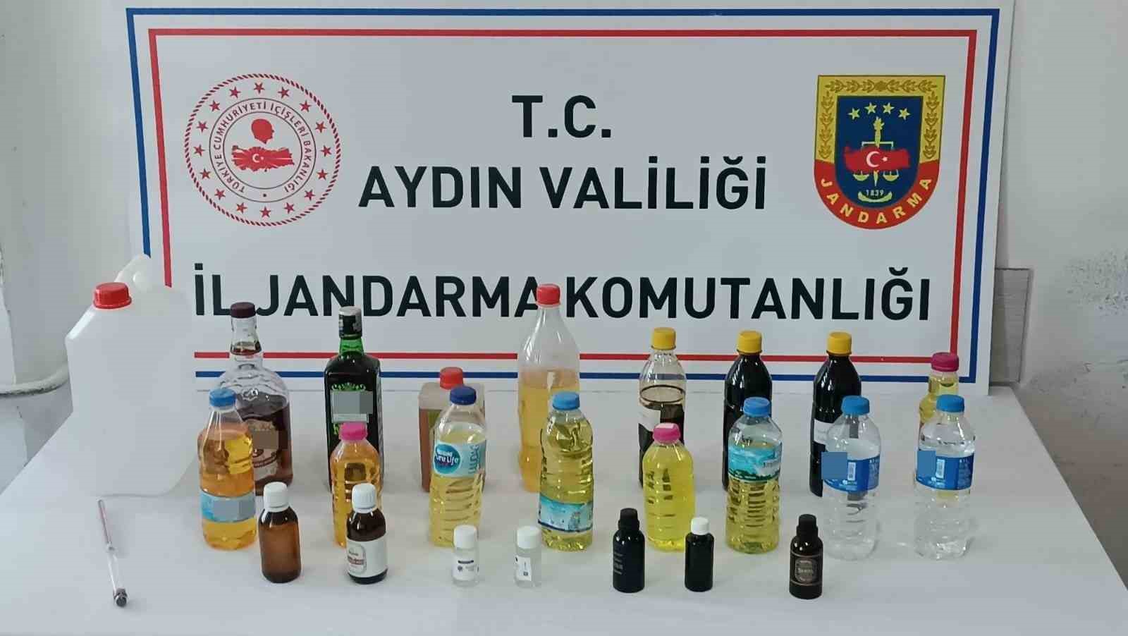 Efeler’de kaçak içki operasyonu