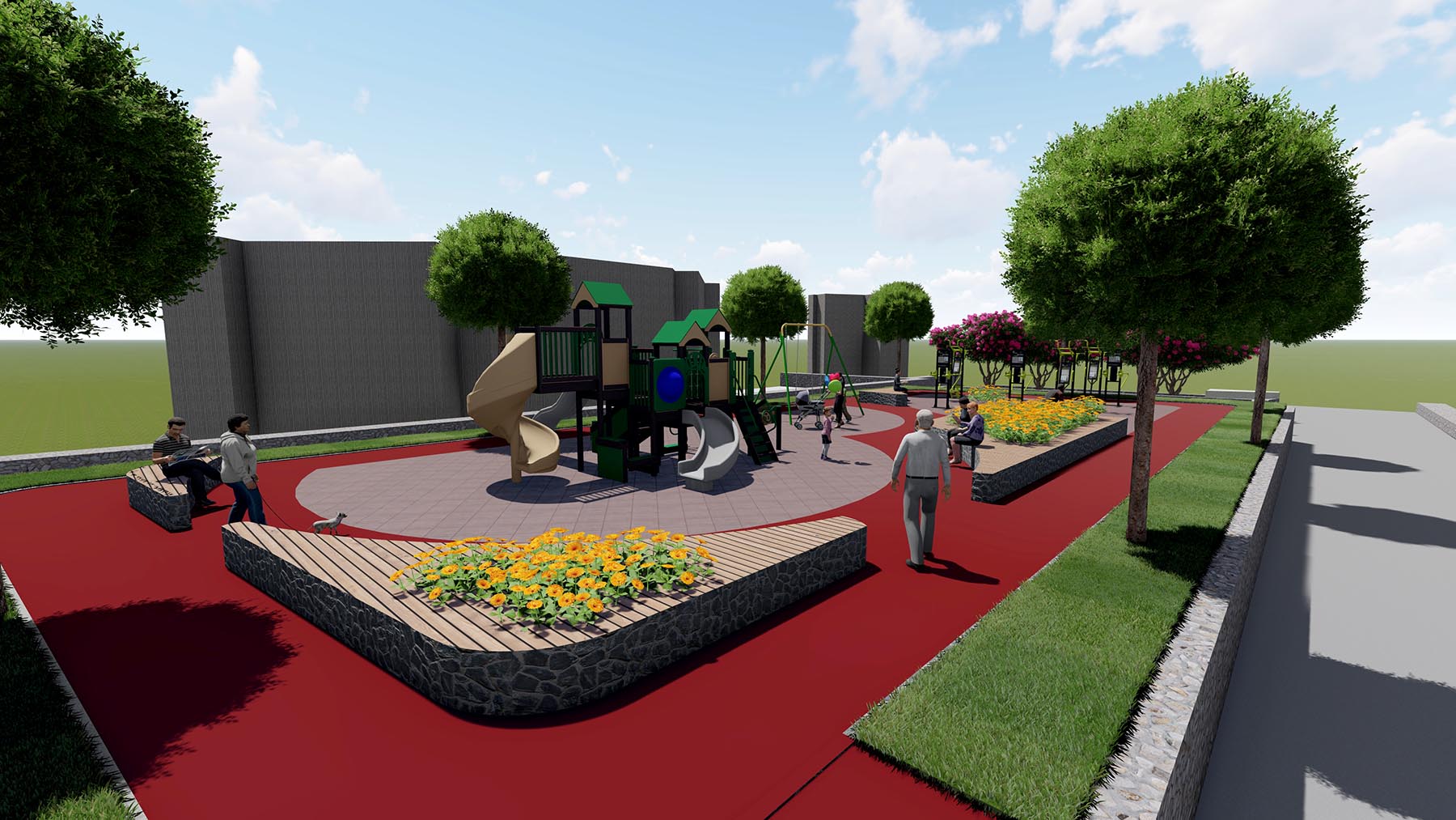 Kuşadası'nda yeşil alan miktarı her geçen gün artıyor