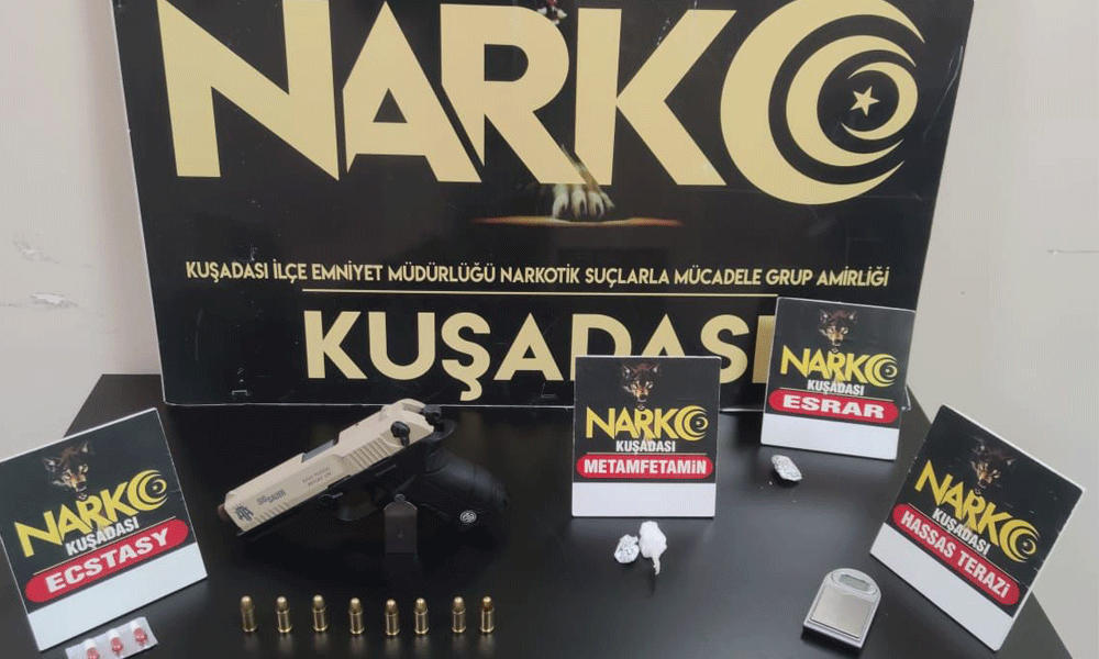 Kuşadası'nda uyuşturucu operasyonu yapıldı