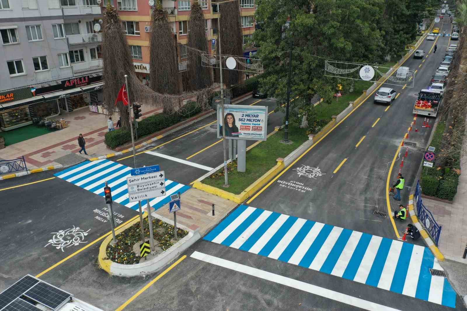 Adnan Menderes Bulvarı’ndaki çalışmalar tamamlandı