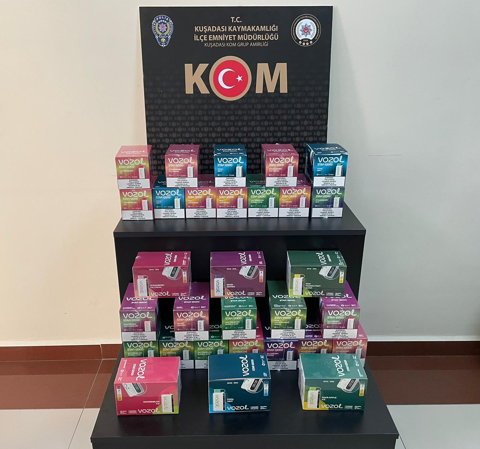Kuşadası'nda Emniyet güçleri kaçakçılığa geçit vermiyor