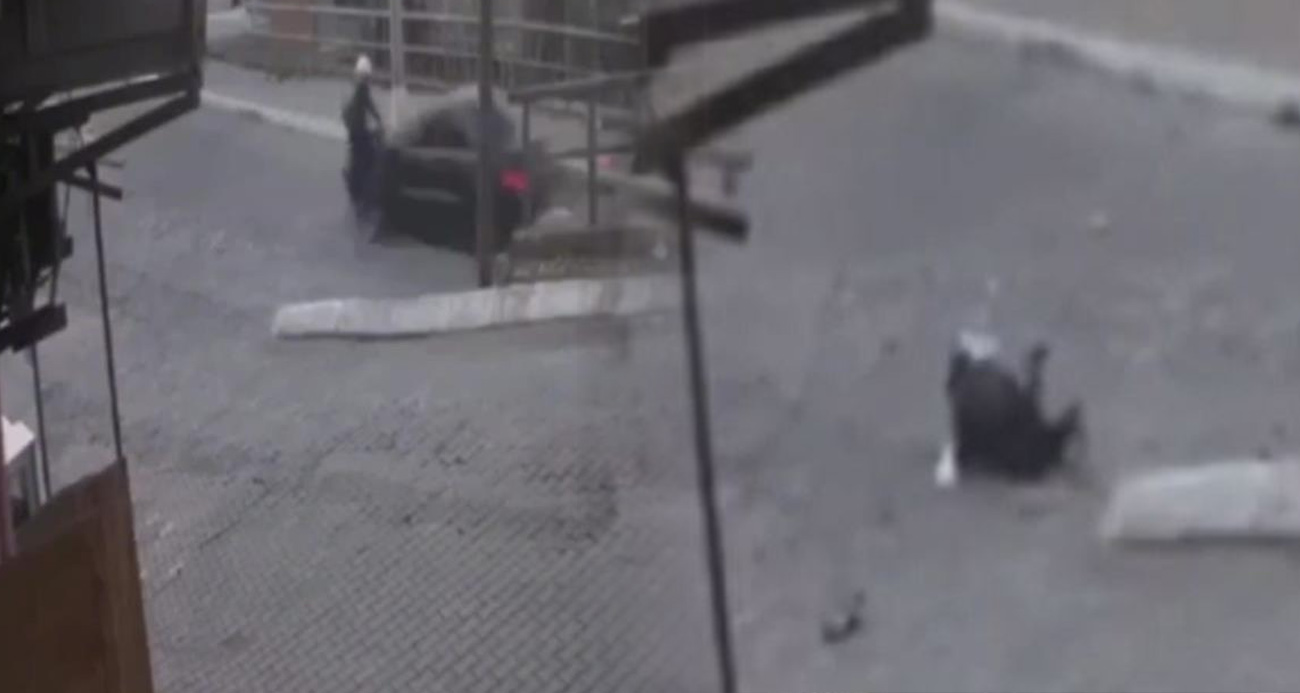 Motosiklet sürücüsü ölümden döndü