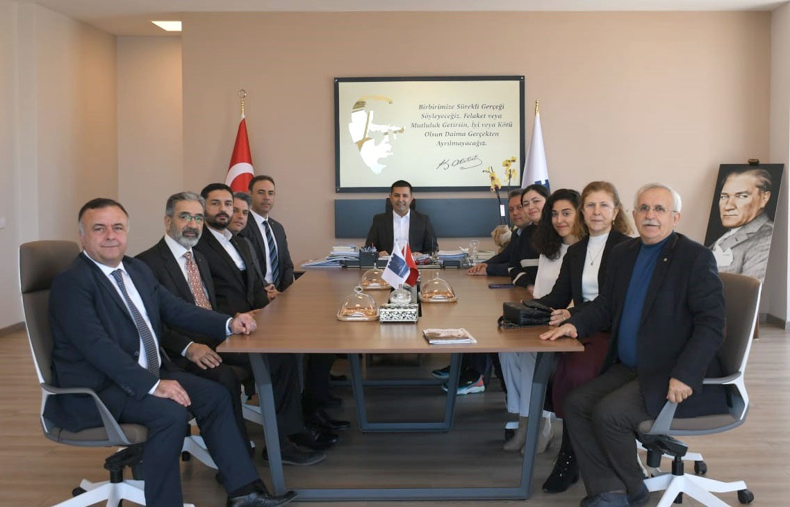 Aydın İMO yönetimi Başkan Ömer Günel'i ziyaret etti
