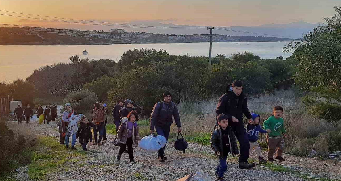 Ege kıyılarında düzensiz göçmen yoğunluğu arttı