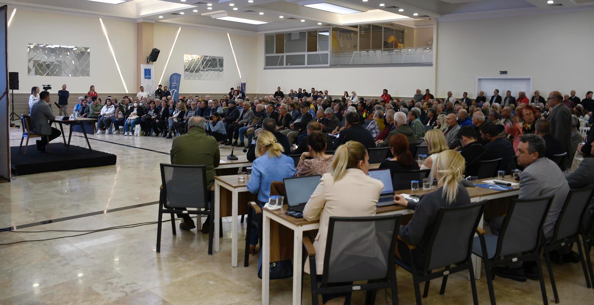 Başkan Ömer Günel emeklilerle projelerini paylaştı