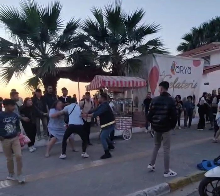 Kuşadası’nda tartışmanın sonu karakolda bitti