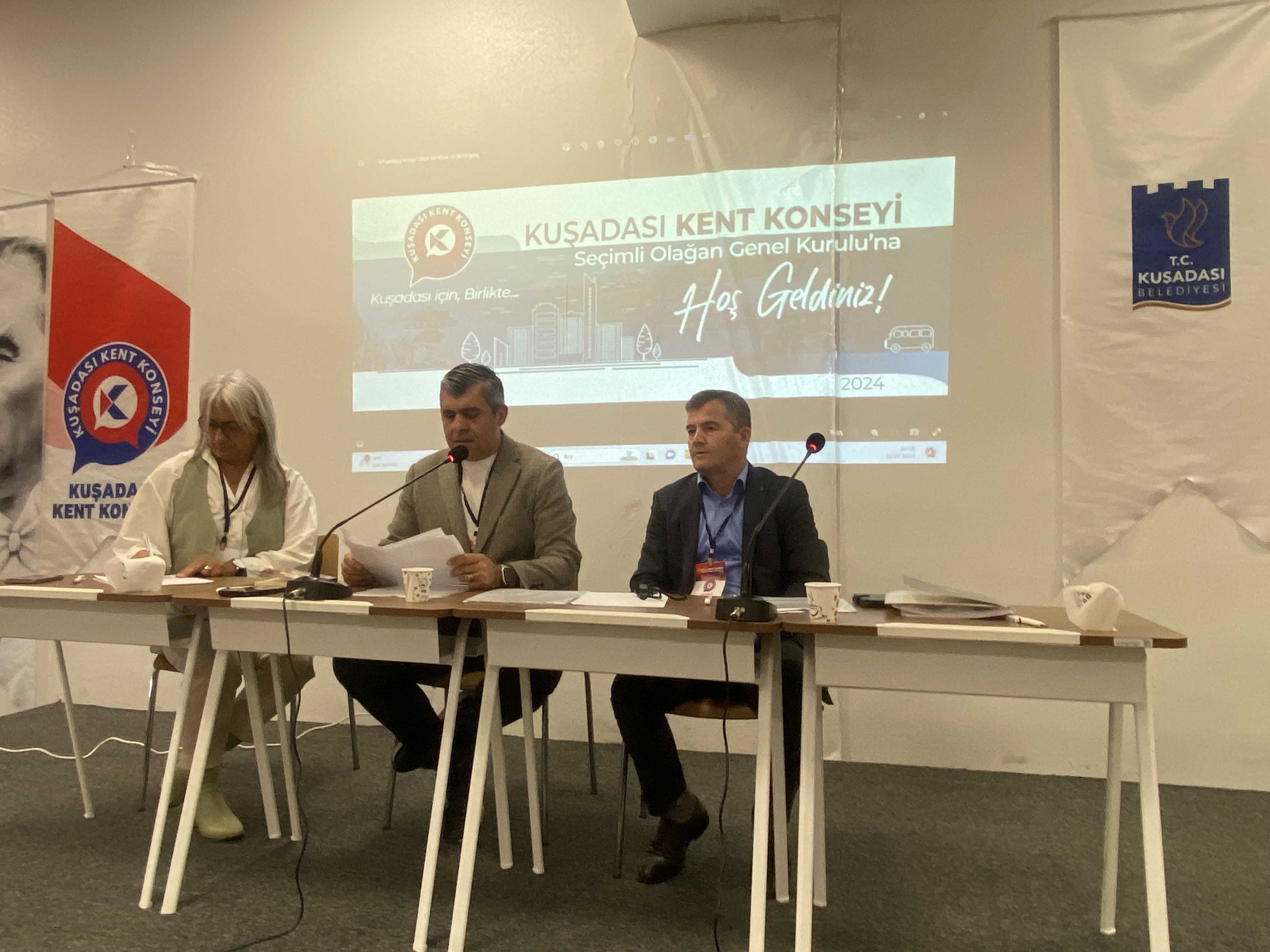 Kuşadası Kent Konseyi’nin seçimli olağan genel kurulu yapıldı