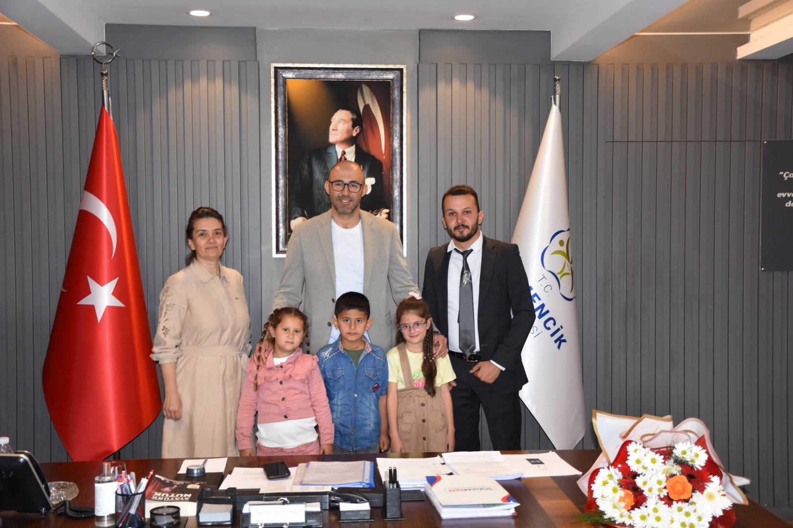 Germencik Belediye Başkanlığı koltuğuna öğrenciler oturdu