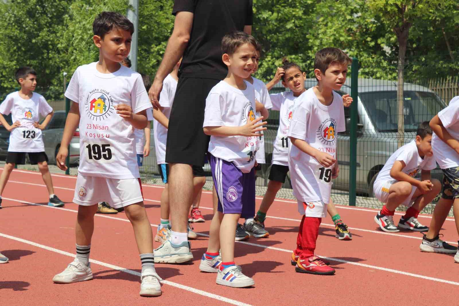 Kanser hastası arkadaşları için yarıştılar