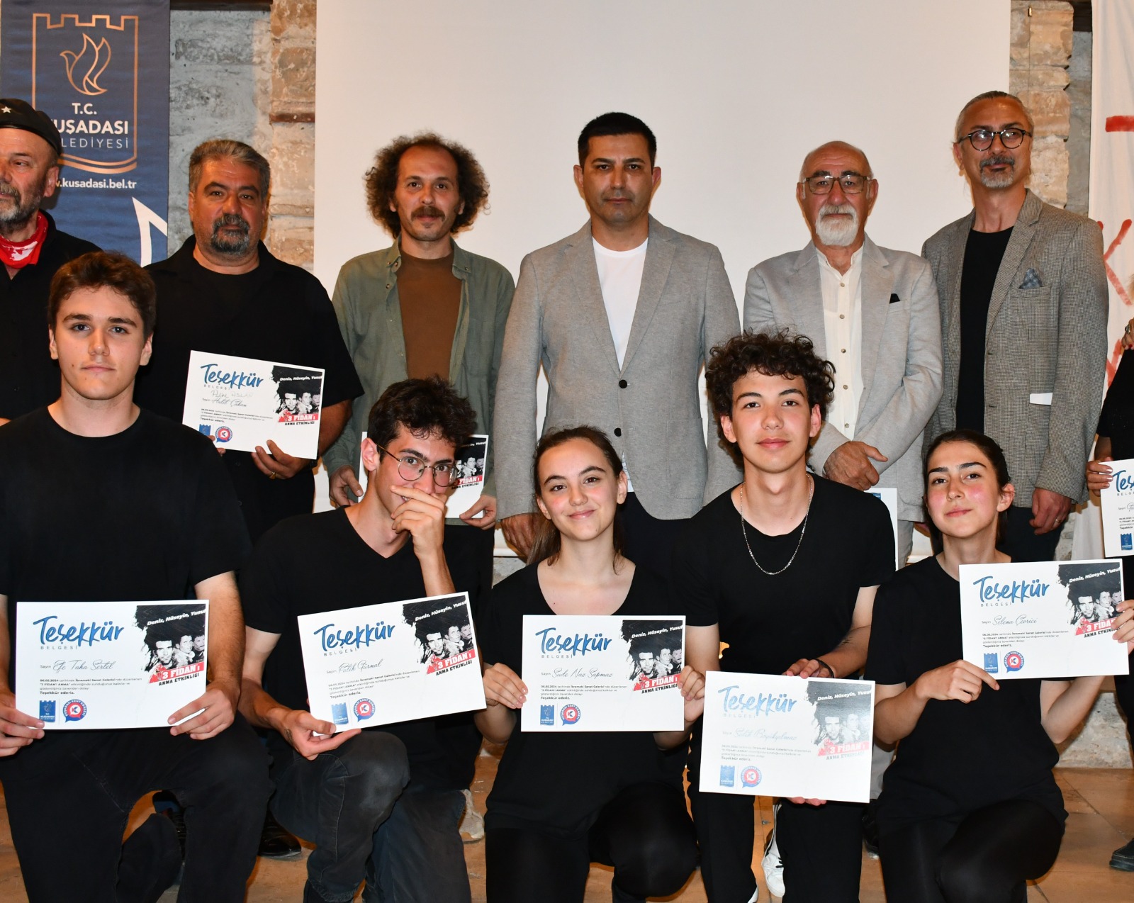 Üç fidan Kuşadası'nda anıldı