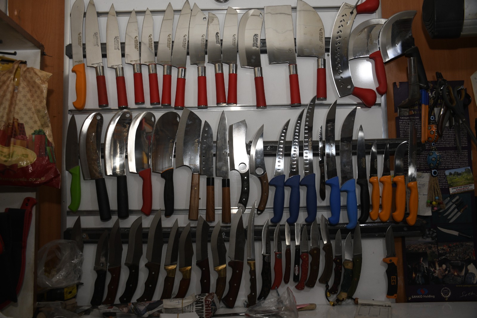 Bıçak bileme ustalarında yoğun mesai!