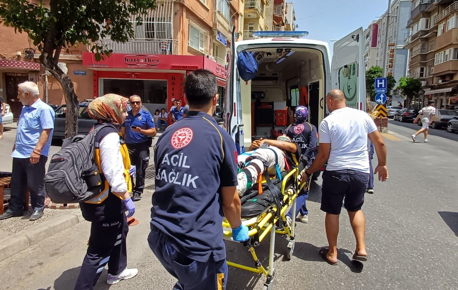 Aydın’daki kazada motosiklet sürücüsü yaralandı