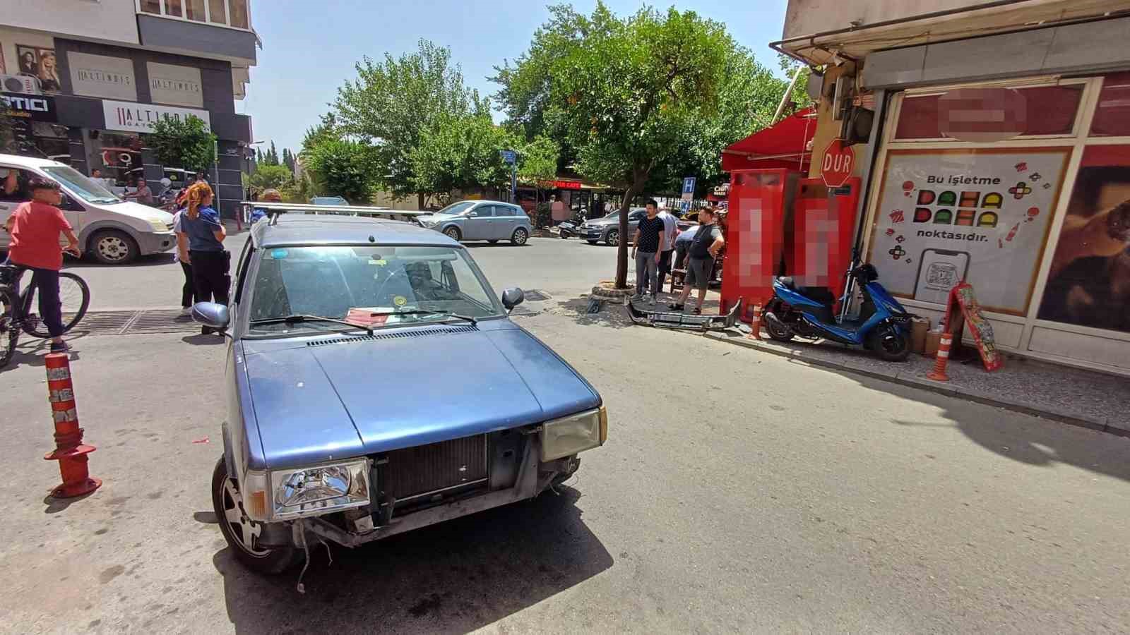 Aydın’daki kazada motosiklet sürücüsü yaralandı