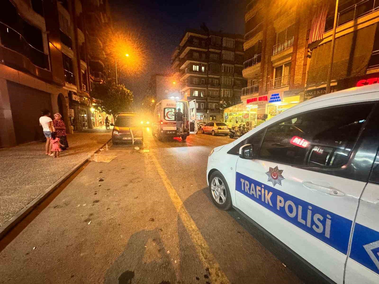 Yayaya çarptı evine kaçtı