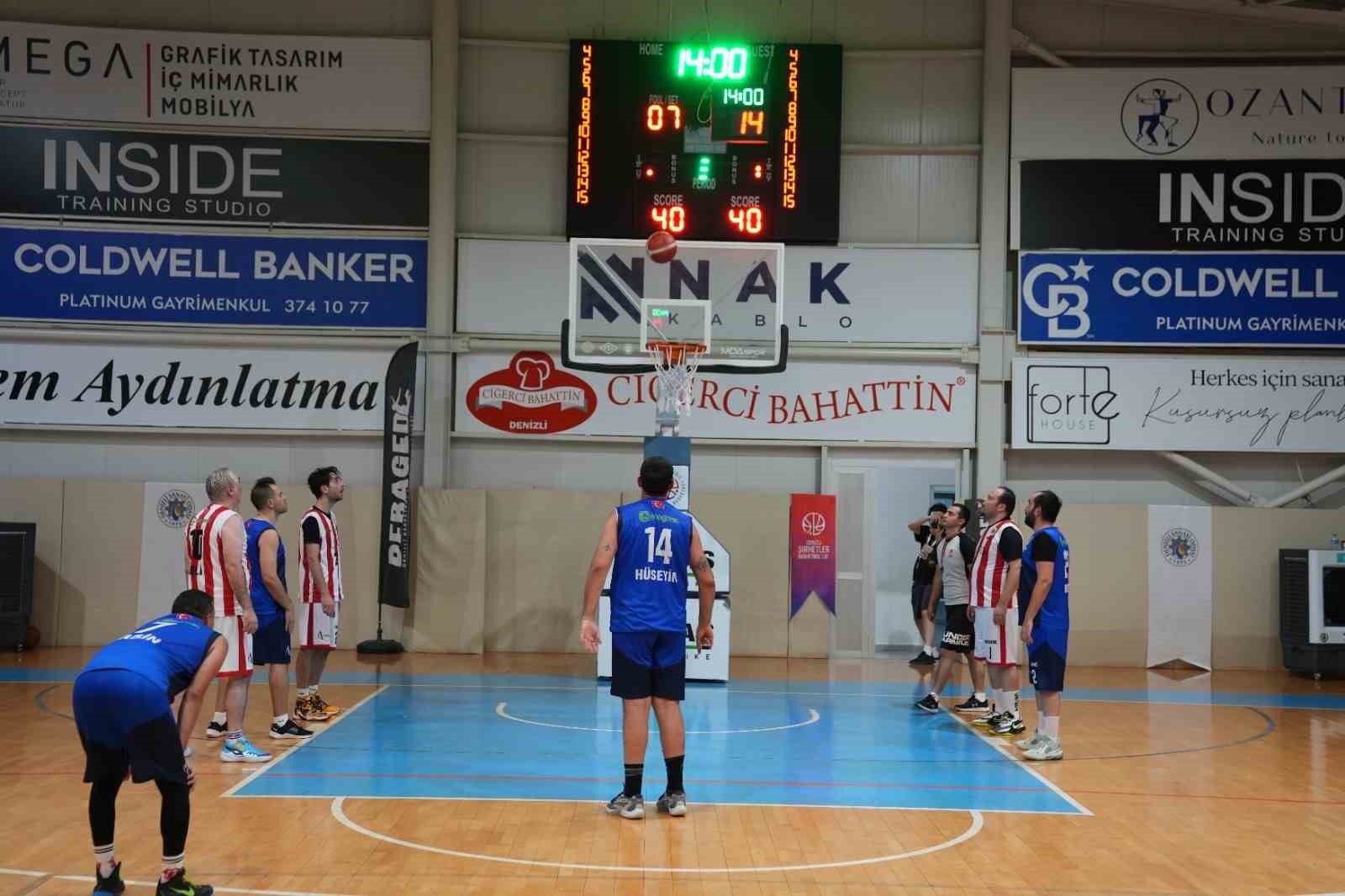 Denizli Şirketler Basketbol Ligi’nde büyük final heyecanı yaşandı