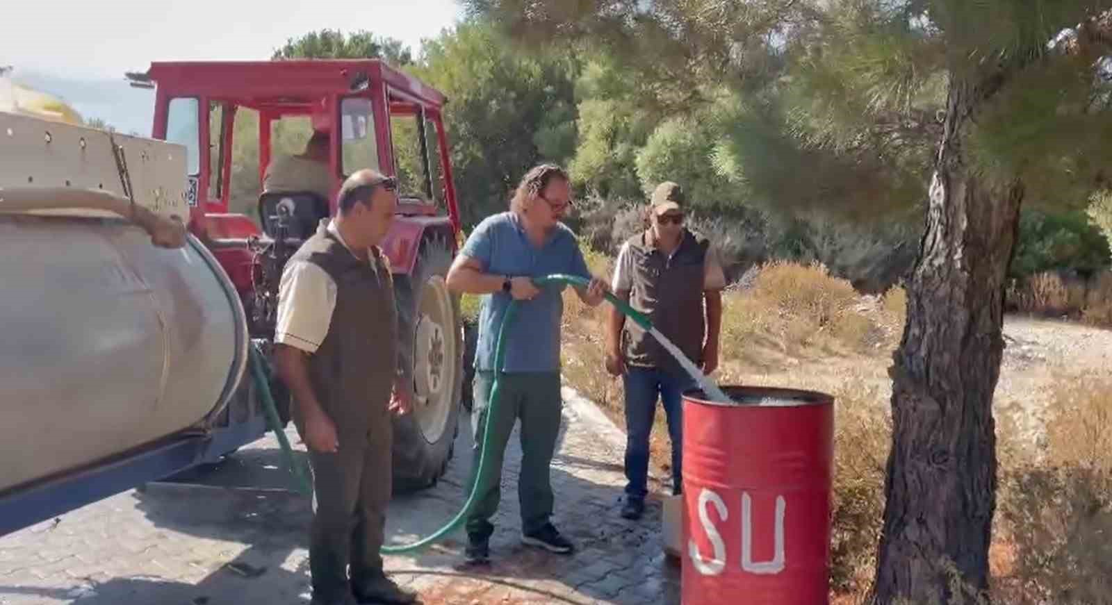 Milli Park’ta orman yangınına karşı bidonlu önlem