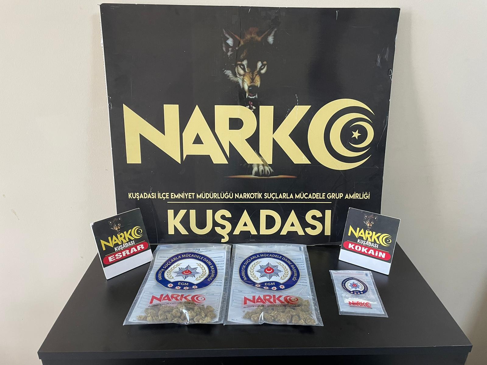 Kuşadası'nda Narkotik Operasyonunda Büyük Başarı: Parfüm Kutusu İçinde Uyuşturucu Ele Geçirildi