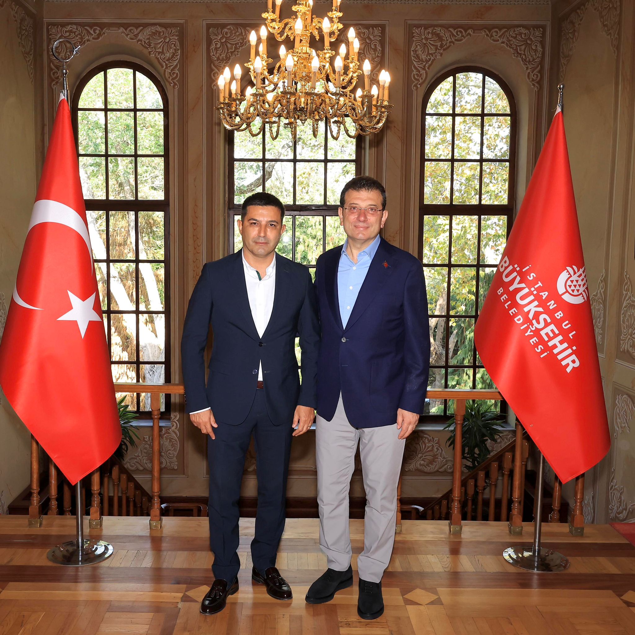 Başkan Ömer Günel'den Başkan İmamoğlu'na Nezaket Ziyareti