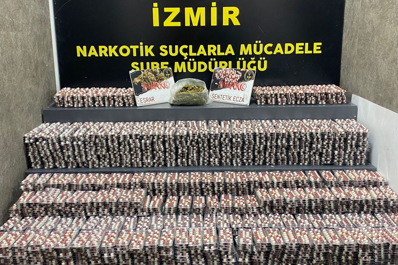 Adreste 55 bin uyuşturucu nitelikli hap ele geçirildi