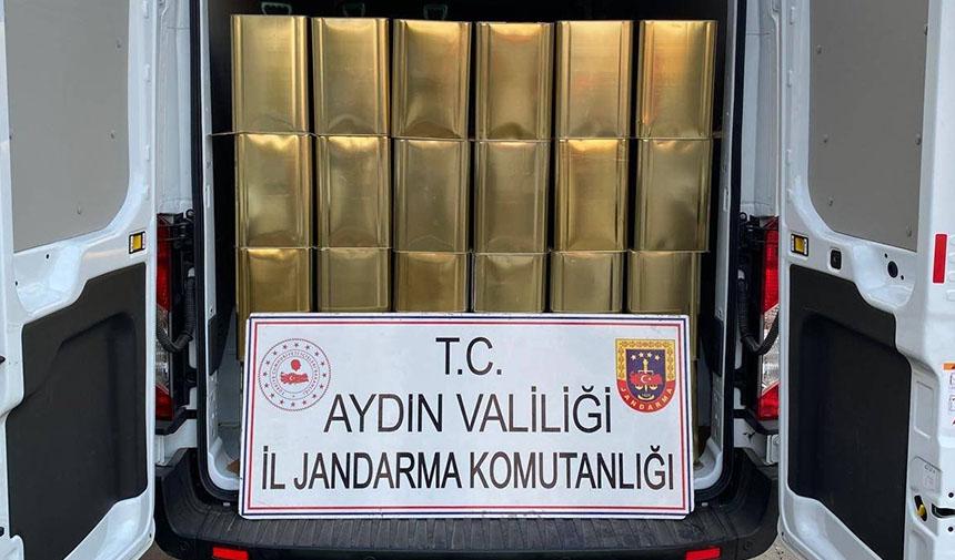 Aydın’da 3 ton 600 litre sahte zeytinyağı ele geçirildi