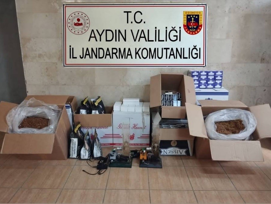 Aydın'da 64 bin 500 makaron ele geçirildi