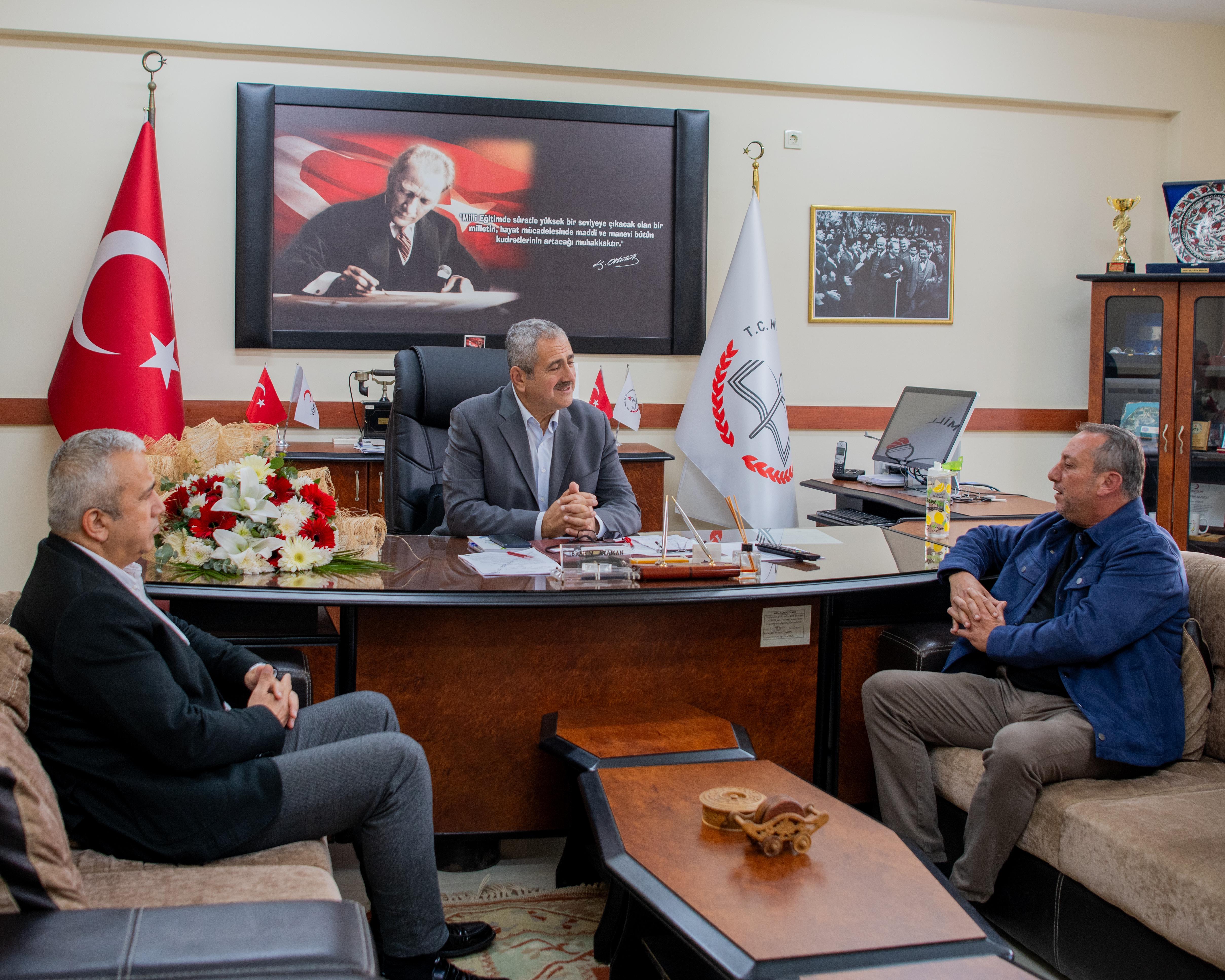 İlçe Milli Eğitim Müdürü Ataman’dan Başkan Ömer Günel’e teşekkür