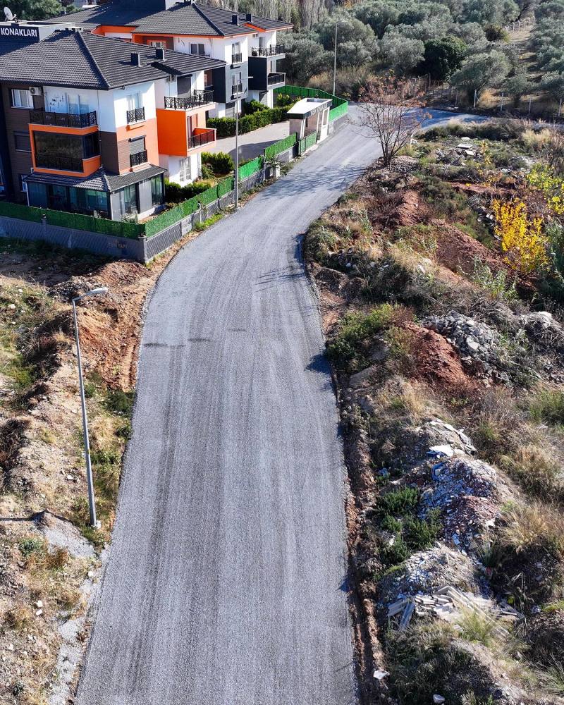 Değirmendere ve Davutlar’a 9 bin metrekare yeni yol kazandırıldı