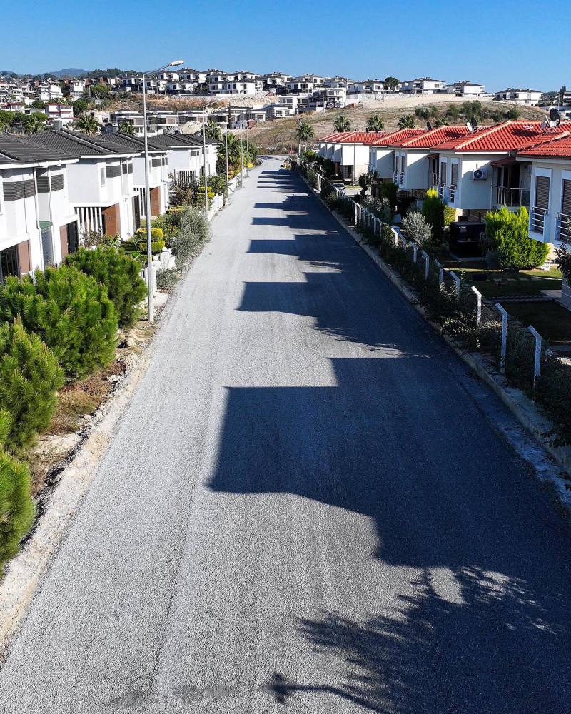 Değirmendere ve Davutlar’a 9 bin metrekare yeni yol kazandırıldı