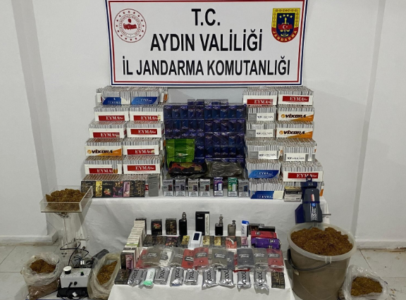 Bir milyon TL değerinde kaçak tütün ele geçirildi