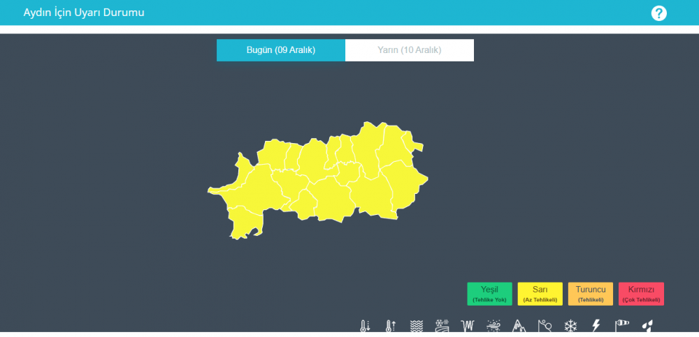Kuşadası dikkat! Sarı Kodlu uyarı geldi