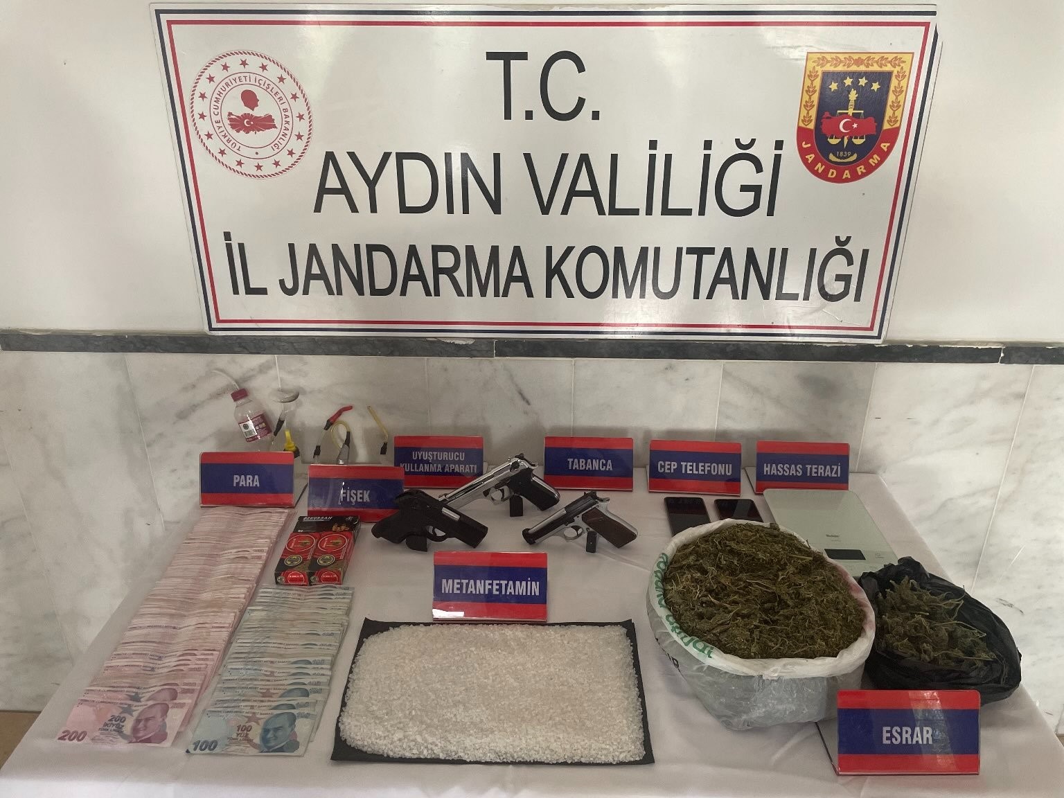 Aydın’da uyuşturucu operasyonu