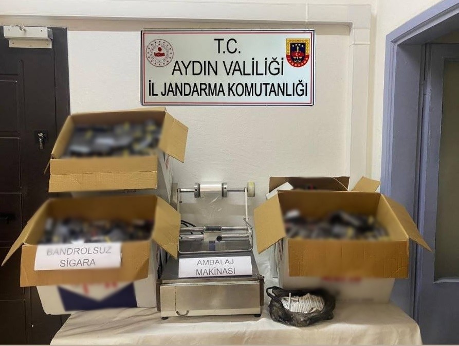 Aydın'da 11 kilo bandrolsüz tütün ele geçirildi