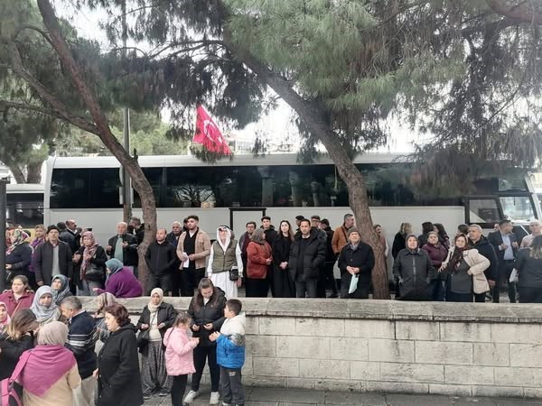 Aydın'da umreciler dualarla uğurlandı