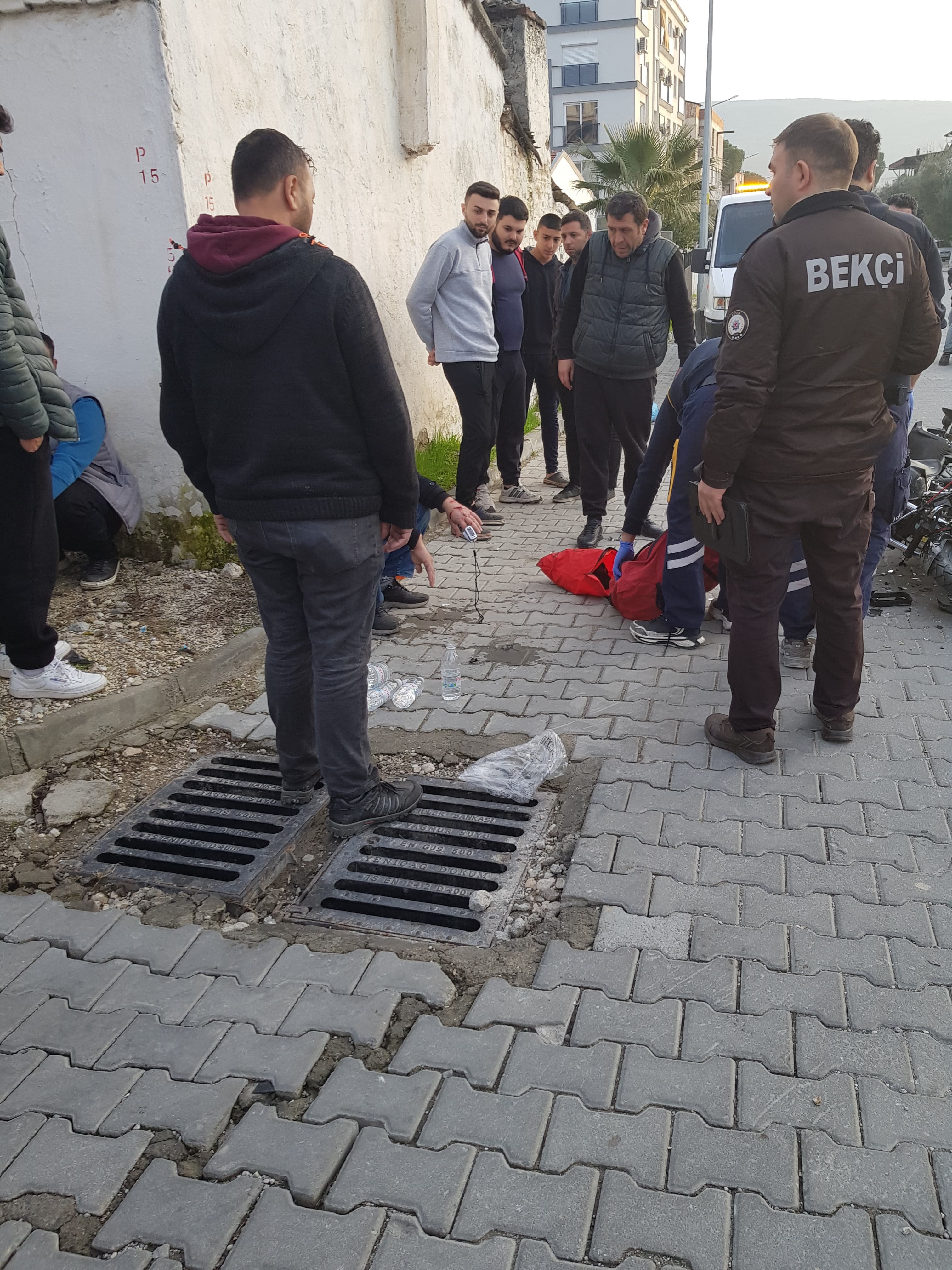 Buharkent'te motosiklet kazası: 2 yaralı