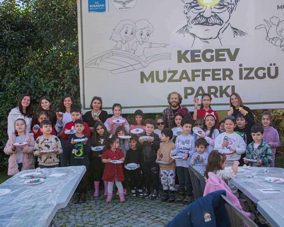 Kuşadalı çocuklar ara tatili eğlenerek geçirdi