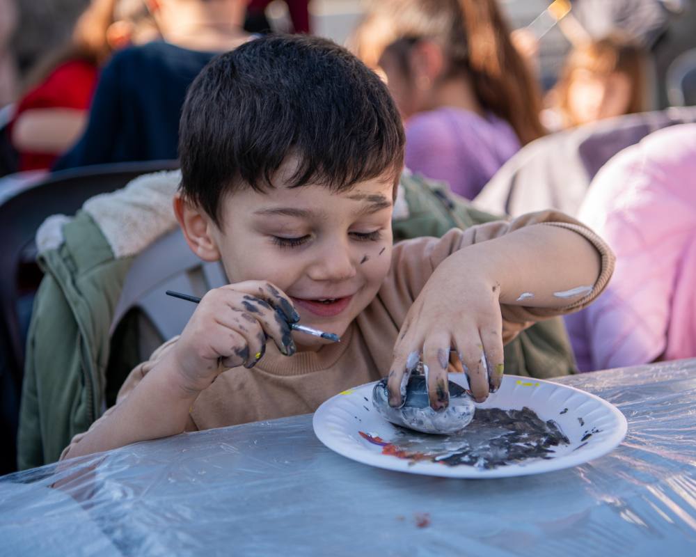 Kuşadalı çocuklar ara tatili eğlenerek geçirdi