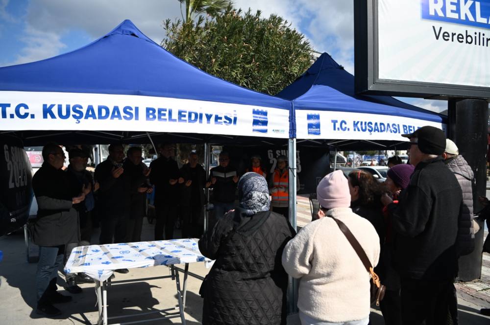 Kuşadası Belediyesi’nden 6 Şubat depremleri için anma etkinliği