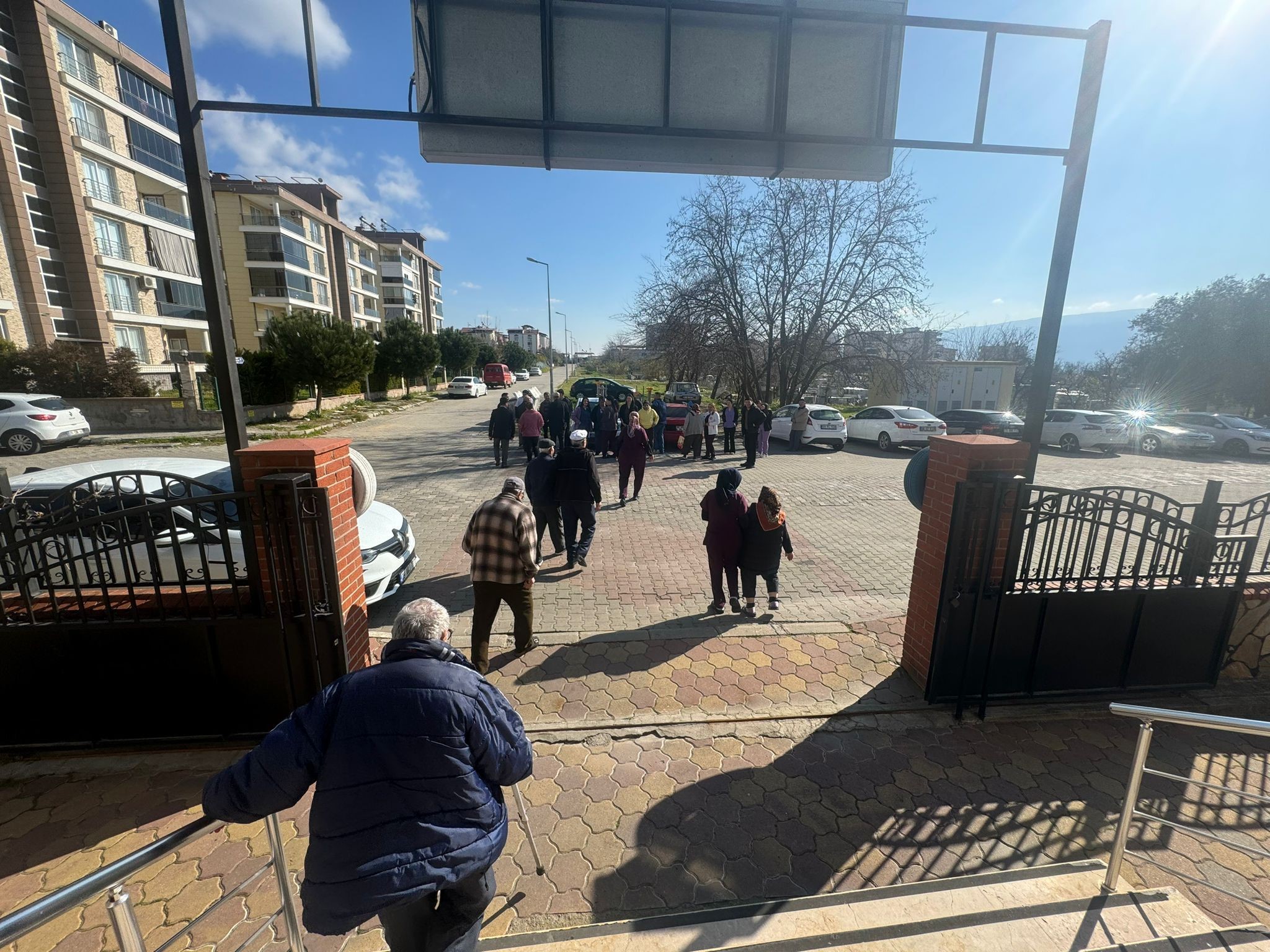 Huzurevinde afet anında tahliye eğitimi verildi