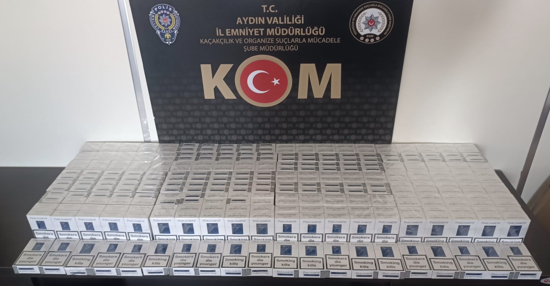 Aydın’da kaçak sigara operasyonu
